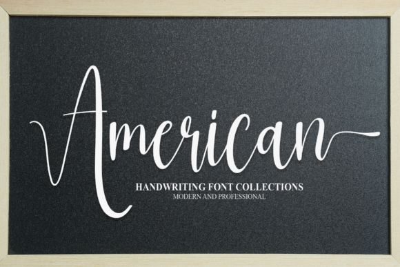 American: A Modern Handwritten Font for Crafters