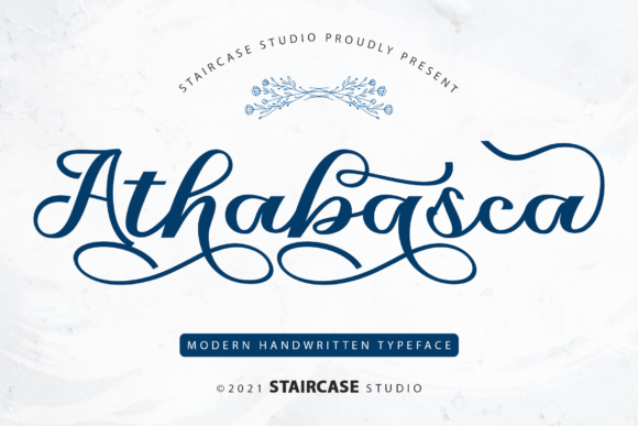 Athabasca: A Versatile Script Font for Crafters and Product Makers