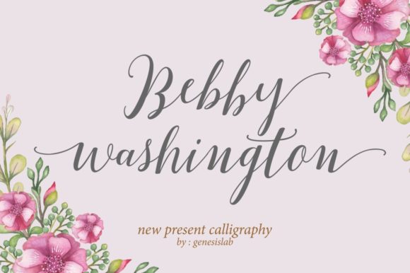 Bebby Washington: A Modern Handwritten Font for Web Design