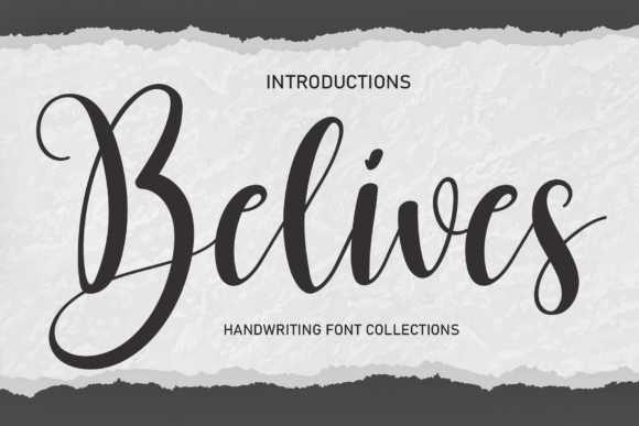 Belives: A Romantic Script Font for Modern Web Design