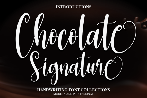 Chocolate Signature: A Handwritten Font for Branding