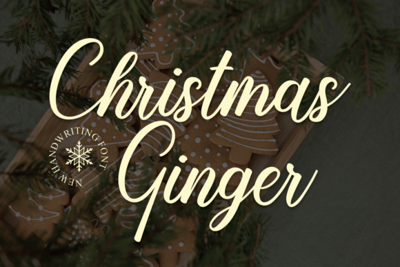 Christmas Ginger: A Whimsical Handwritten Font for Web
