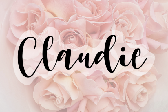Claudie: A Romantic Handwritten Font for Your Brand
