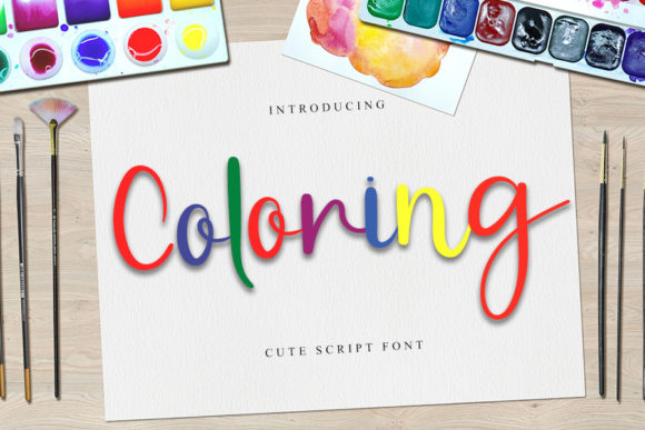 Coloring: A Handwritten Font for Modern Brands