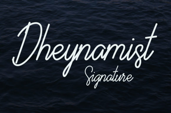 Dheynamist: A Modern Script Font for Web Design