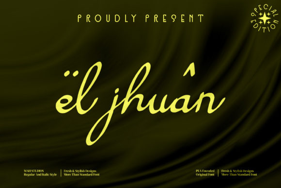 El Jhuan: A Handwritten Font That Elevates Small Business Branding