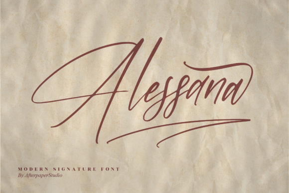 Elevate Your Craft with the Alessana Script Font