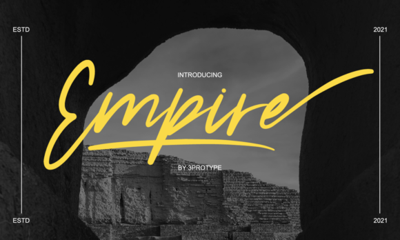 Empire: A Script Font That Elevates Small Business Branding