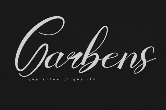 Garbens: A Premium Script Font for Campaigns