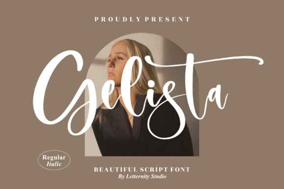 Gelista: A Graceful Script Font for Crafters and Product Designers