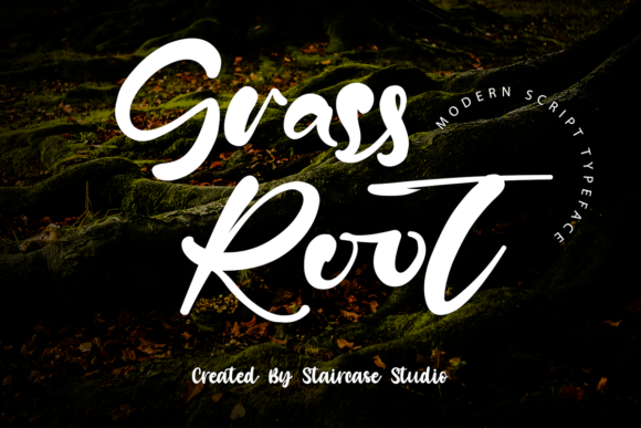 Grass Root: A Modern Script Font for Editorial Design
