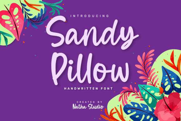 h1>Sandy Pillow: The Handwritten Font That Elevates Digital Branding and Campaign Graphics