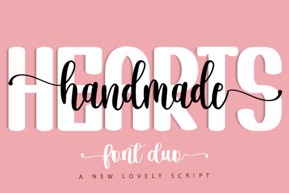 Hearts Handmade: A Designer’s Go-To Script Font for Authentic Branding