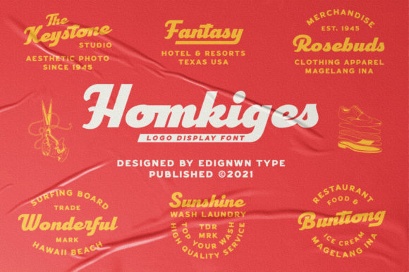 Homkiges: A Premium Font Collection for Small Business Branding