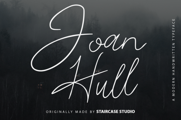 Joan Hull: A Modern Script Font for Your Brand