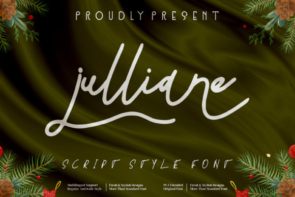 Julliane: A Delicate Script Font for Modern Editorial Design