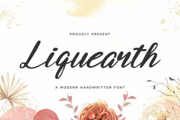 Liquearth: The Handwritten Font That Elevates Modern Marketing Design