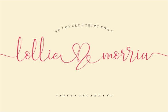 Lollie Morria: A Magical Script Font for Elegant Branding