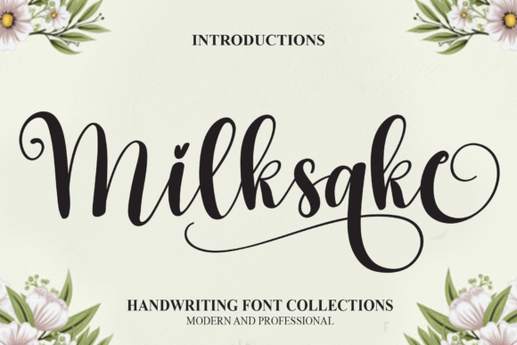Milksake: A Romantic Handwritten Font for Crafters