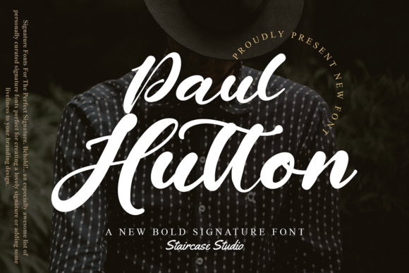 Paul Hutton: A Premium Script Font for Branding