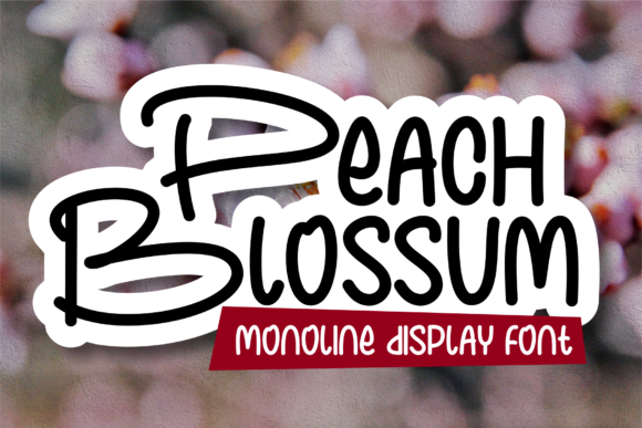 Peach Blossum: A Playful Handwritten Font for Bright, Child-Friendly Campaigns
