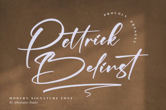 Pettrick Belinst: A Premium Script Font for Branding