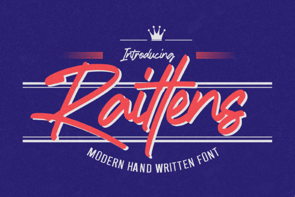 Raittens: Elevating Editorial Design with a Signature Script Font