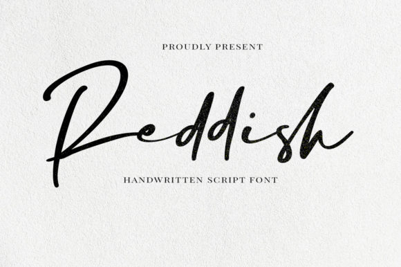 Reddish: A Handwritten Font for Elegant Editorial Design