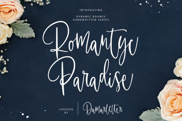 Romantyc Paradise: An Elegant Script Font for Editorial Design