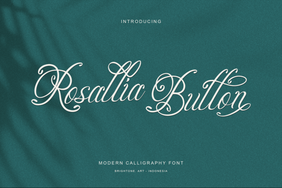 Rosallia Button: A Premium Script Font for Business