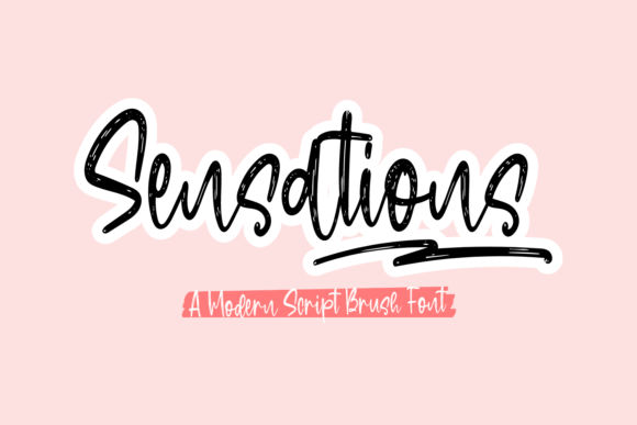 Sensations: A Handwritten Font for Campaigns