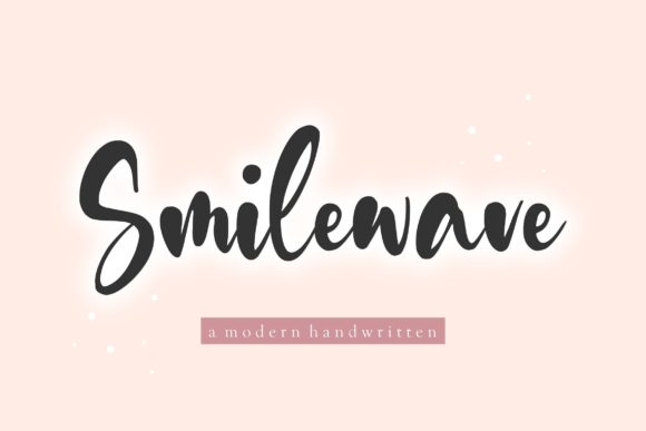 Smilewave: A Refined Script Font for Editorial Design