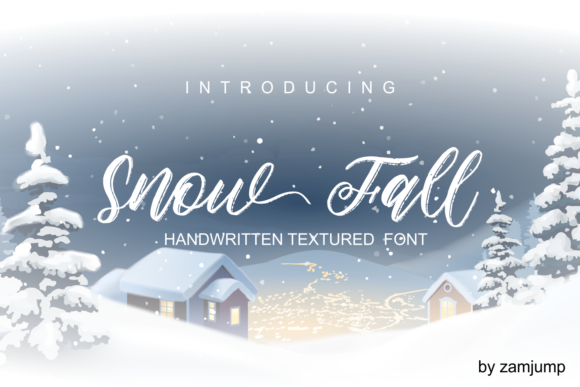 Snow Fall: A Handwritten Font for Editorial Design