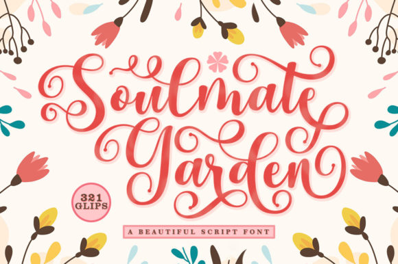 Soulmate Garden: A Modern Handwritten Font for Brands