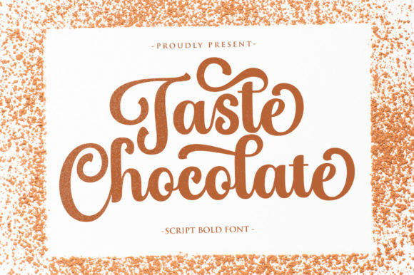 Taste Chocolate: A Premium Script Font for Brand Campaigns